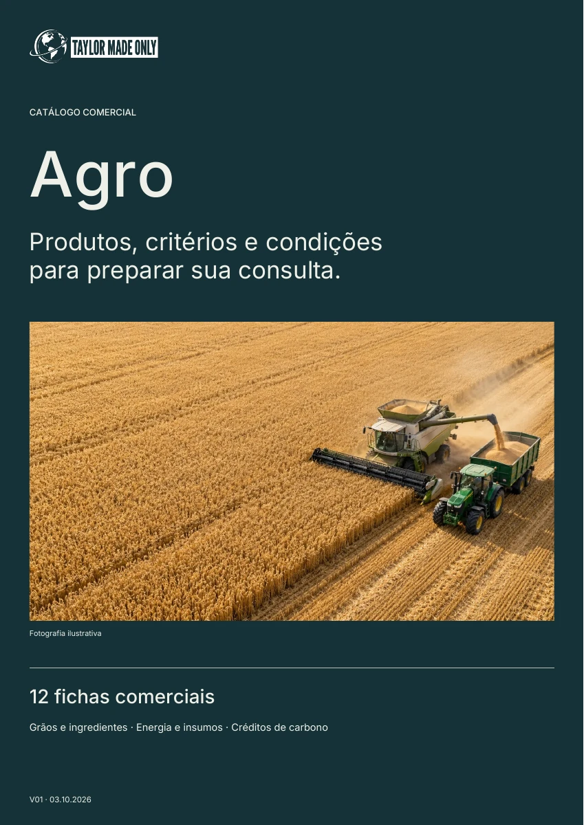 Capa de Catálogo Agro